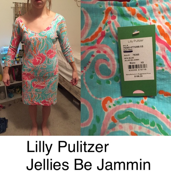 Lilly Pulitzer jellies be Jammin Cassie dress