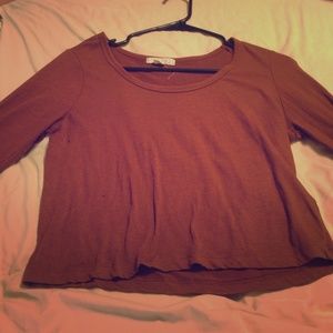 Autumn crop top from Forever21