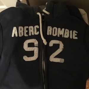Abercrombie and Fitch zip hoodie-men's