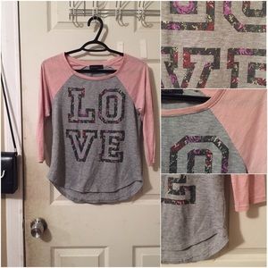 LOVE Baseball Tee