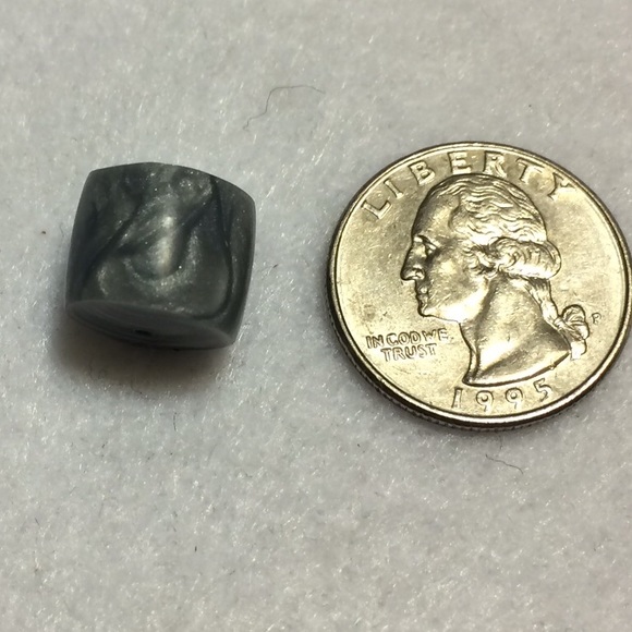 OOAK Handmade Liquid Metal bead