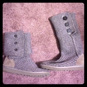 Sweater knit Ugg boots