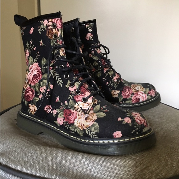 Floral Boots
