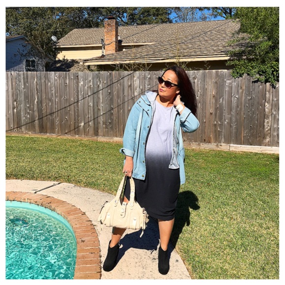 Denim & Flannel Hoodie Jacket - Picture 3 of 4