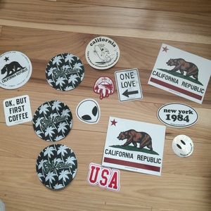 14 Brandy Melville stickers!!!