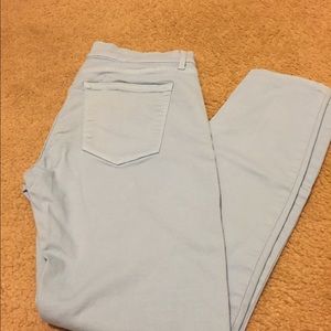 Gap Skinny Jeans in baby blue.
