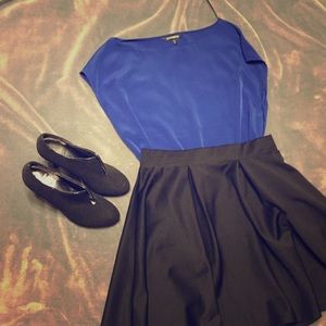 Express royal blue top