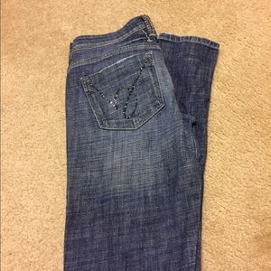 Bebe skinny Jeans with embellishment