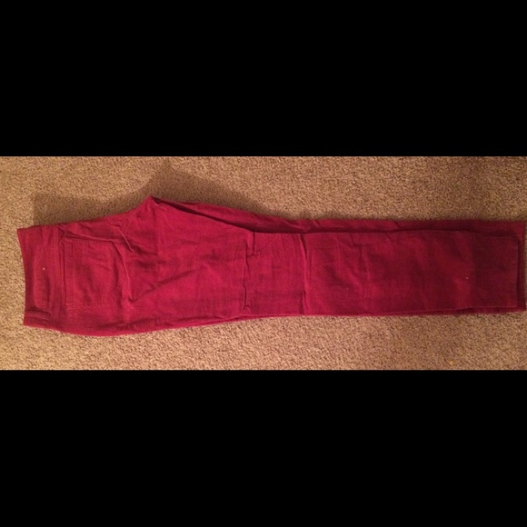 Red pants for women