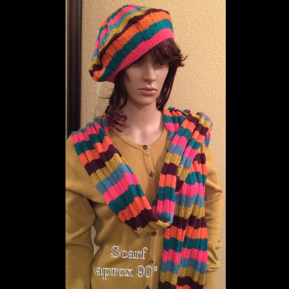 Hat & scarf set NWOT