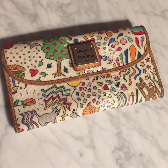 Authentic Dooney & Bourke Trifold Wallet