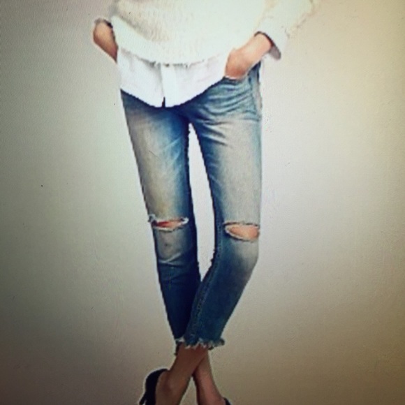 Free people destroyed ankle skinny 27