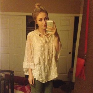 Free People Lace Top