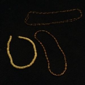 3 necklaces