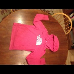 Pink Northface hoodie
