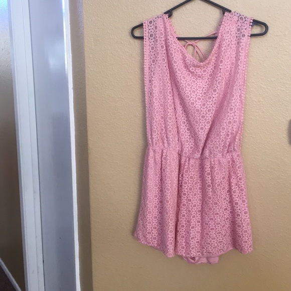 Charlotte russe pink romper