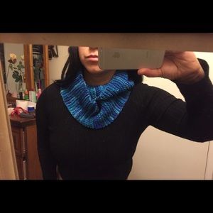 infinity scarf blues.