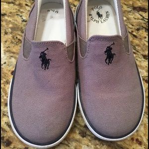 Ralph Lauren Polo toddler shoes size 9.