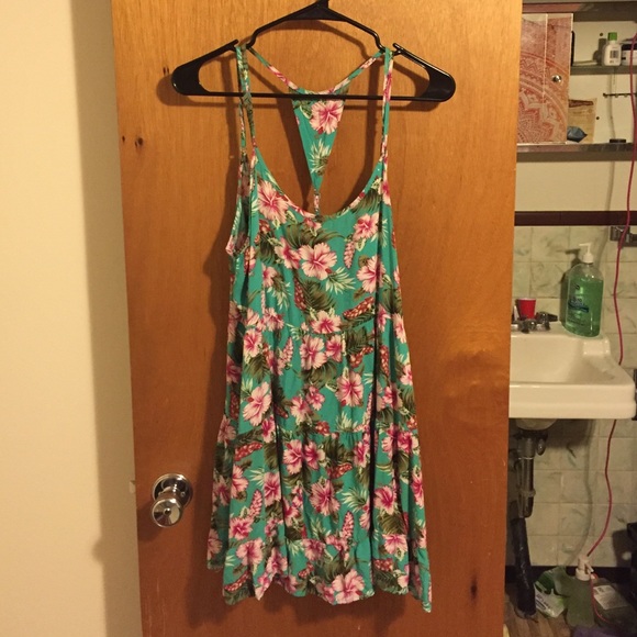 Short floral summer dress