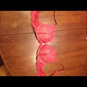 Red lace Victoria's Secret bra