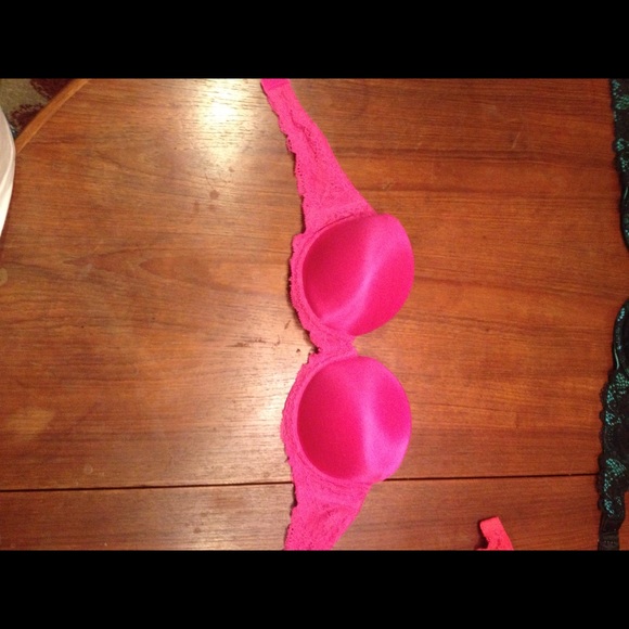 PINK pink strapless bra