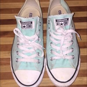 Mint Blue Converse