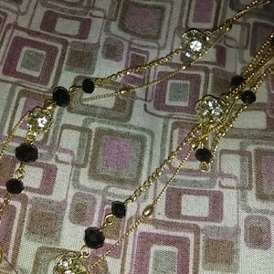 Black and gold necklace