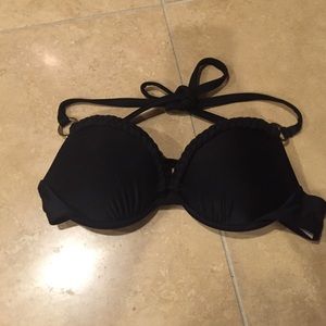 Black bathing suit top