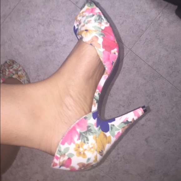 Rocket dog floral heels