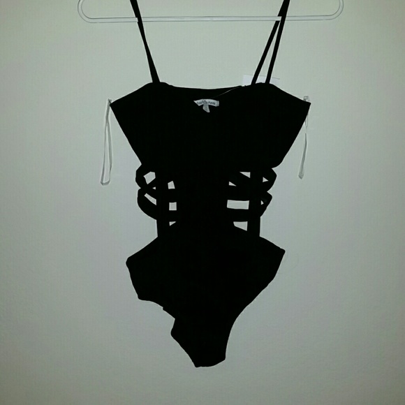 Charlotte Russe caged body suit