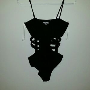 Charlotte Russe caged body suit