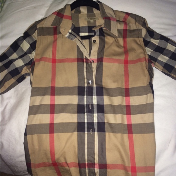 Burberry plaid shirt