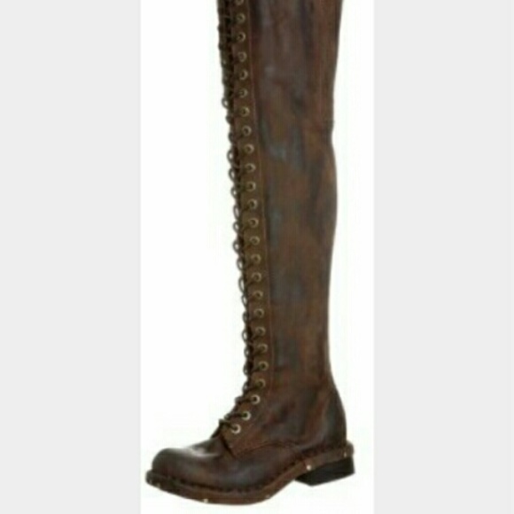ISO JEFFREY CAMPBELL BROWN MEDS BOOTS SIZE 8