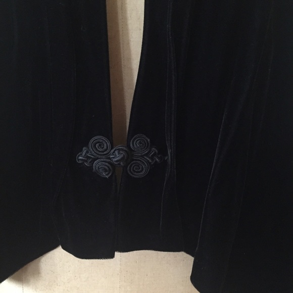 Black Velvet Jacket - Picture 2 of 4