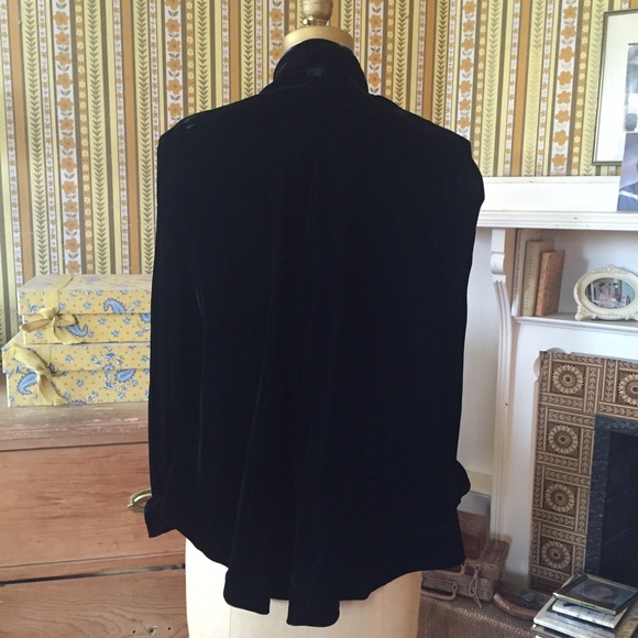 Black Velvet Jacket - Picture 3 of 4
