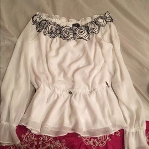 Sheer Adrianna Papell top