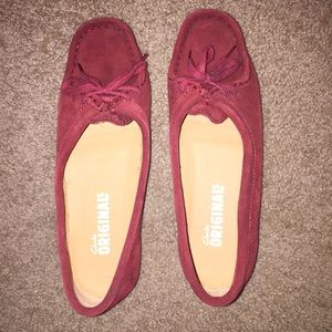 Clark Wallabee chic slip on