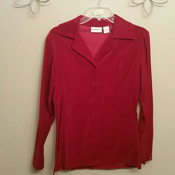Red velvet jacket