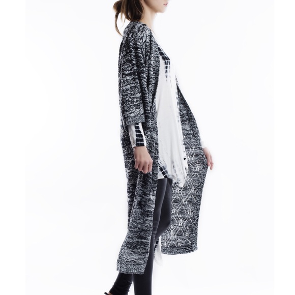 "Farewell" Long Kimono Cardigan - Picture 2 of 4