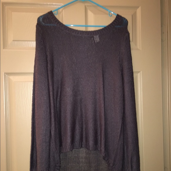 Oversized gray sweater