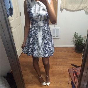 ғιne cнιna porcelaιn prιnт alιne ѕweaтer dreѕѕ