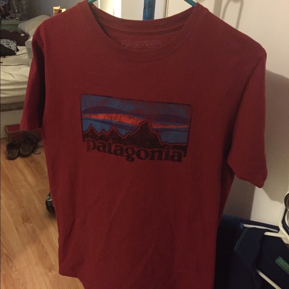 Red Patagonia Tee