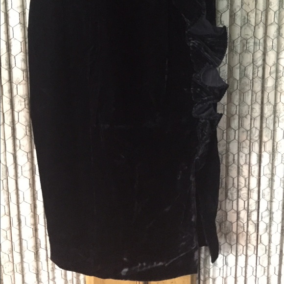 Black 40's French Cocktail Dress - Picture 4 of 4