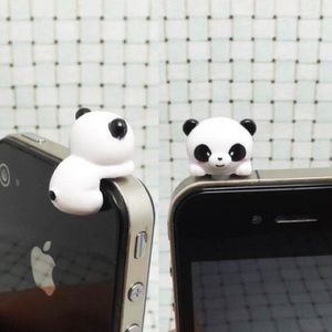 Cute Panda Phone Dust Plug