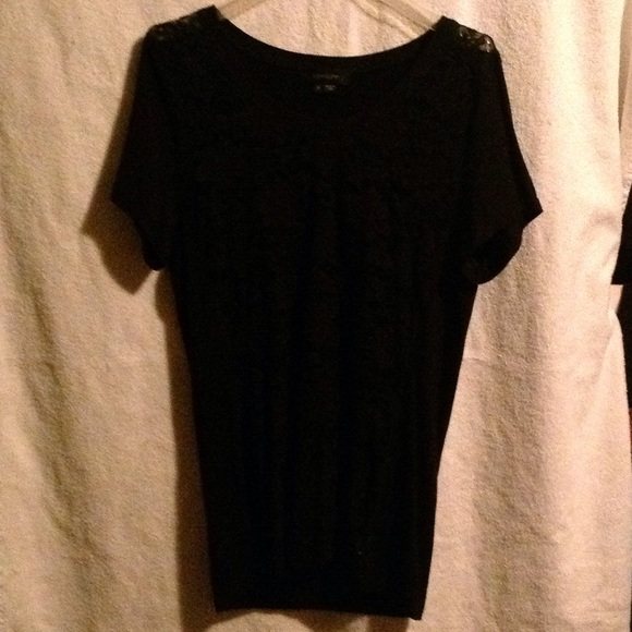 Black lace shirt