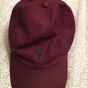 Maroon Polo Hat