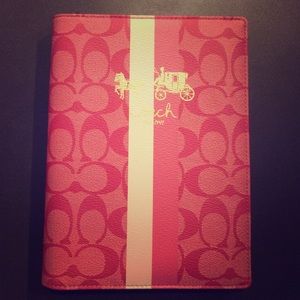 Coach Pink Leather Organizer
