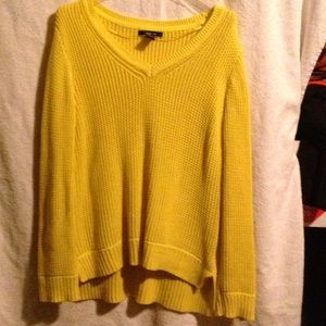 Yellow sweater