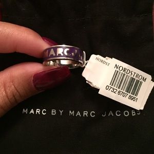 Marc By Marc Jacobs Enamel Logo Ring