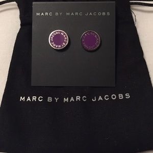 🎉HP🎉 Marc By Marc Jacobs Enamel Logo Earrings